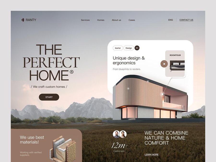 Beautiful landing page for your business