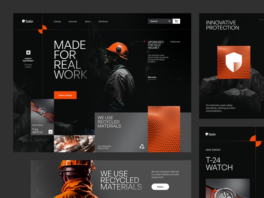 Beautiful landing page for your business